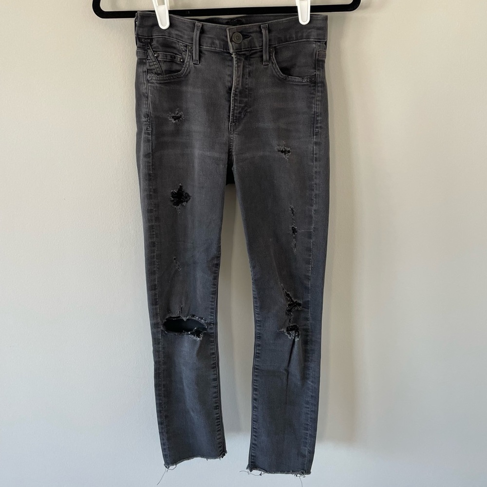 CITIZENS OF HUMANITY Women's Rocket Ripped Hi-rise Cropped Skinny Jeans